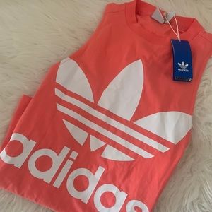 Adidas Trefoil Red/Pink Tank Top